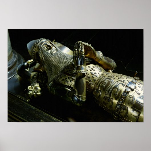 エドワード・ザ・ブラック・プリンスの肖像画1376 ポスター (正面)