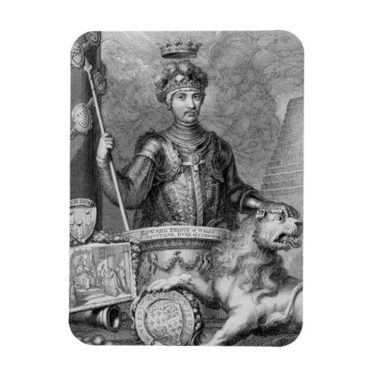 エドワード・ザ・ブラック・プリンス（1330年～76年）の後 マグネット (縦)