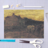 エドワード・ストットが夜に近づく 薄葉紙 (クラフト)