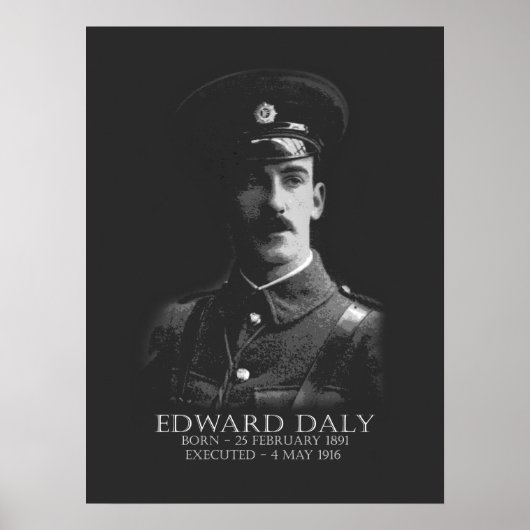 エドワード・ダリー・イースター1916アイルランド共和党員 ポスター (正面)