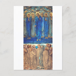 エドワード・バーン・ジョーンズによるキリストの昇天 ポストカード