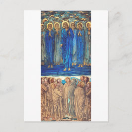 エドワード・バーン・ジョーンズによるキリストの昇天 ポストカード