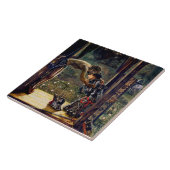 エドワード・バーン=ジョーンズの慈悲深い騎士 タイル (側面)