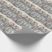 エドワード・バーン=ジョーンズ卿による天使と子供 ラッピングペーパー (角)