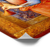 エドワード・バーン=ジョーンズ – エンジェル遊ズ・ア・フラゲオレット ポスター (角)