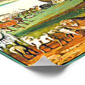 エドワード・ヒックスによるノアの箱舟 – すべての動物！ ポスター (角)