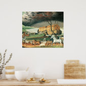 エドワード・ヒックスノアズ・アーク ポスター (キッチン)