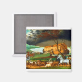 エドワード・ヒックスノアズ・アーク マグネット (正面/裏面)