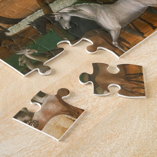 エドワード・ヒックス – ノアズアーク ジグソーパズル (側面)