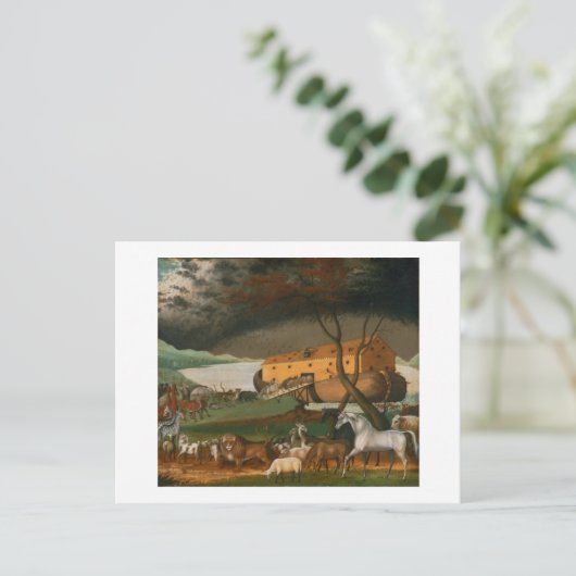 エドワード・ヒックス – ノアズアーク ポストカード (スタンド正面)