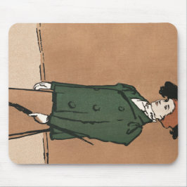 エドワード・ペンフィールドによって鞭を持つ女性の馬術 マウスパッド