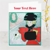 エドワード・ペンフィールドの折りたたみ式グリーティングカード カード (黄色い花)