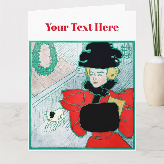 エドワード・ペンフィールドの折りたたみ式グリーティングカード カード (正面)