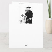 エドワード・ペンフィールド折り畳みグリーティングカード カード (裏面)