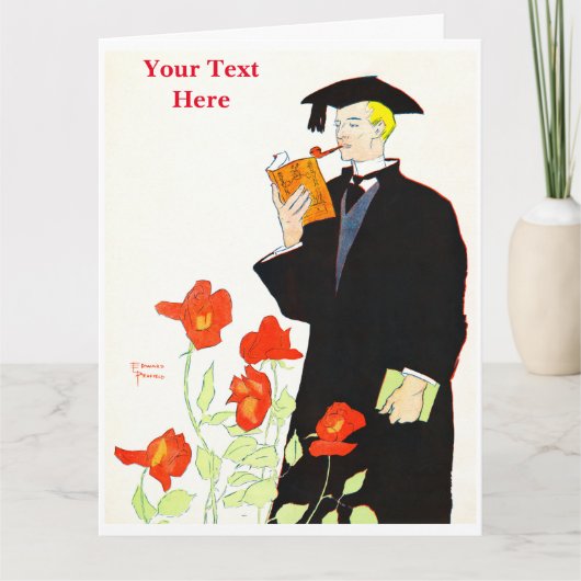 エドワード・ペンフィールド折り畳みグリーティングカード カード (正面)