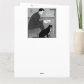 エドワード・ペンフィールド折り畳みグリーティングカード カード (裏面)