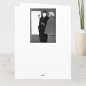 エドワード・ペンフィールド折り畳みグリーティングカード カード (裏面)