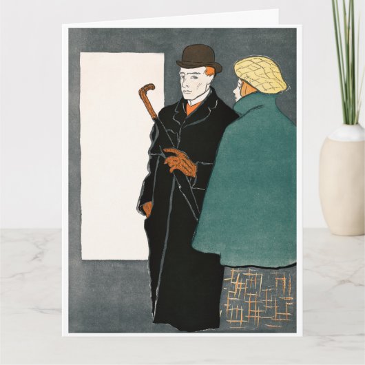 エドワード・ペンフィールド折り畳みグリーティングカード カード (正面)