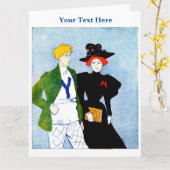 エドワード・ペンフィールド折り畳みグリーティングカード カード (黄色い花)