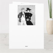 エドワード・ペンフィールド折り畳みグリーティングカード カード (裏面)