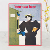 エドワード・ペンフィールド 折りたたみ式グリーティングカード カード (黄色い花)