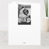 エドワード・ペンフィールド 折りたたみ式グリーティングカード カード (裏面)