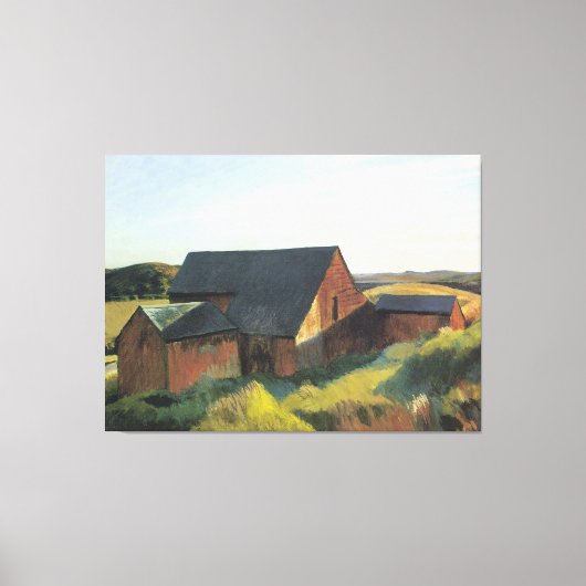 エドワード・ホッパー・ペインティング キャンバスプリント (正面)