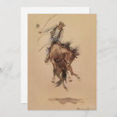 エドワード・ボレインによってブロンクを手打ち 招待状 (正面/裏面)