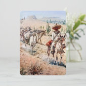 エドワード・ボレインによる「ヴァケロ・パック・トレイン」 招待状 (スタンド正面)