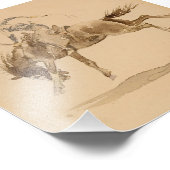 エドワード・ボレインの馬のカウボーイ フォトプリント            (角)