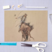 エドワード・ボーリンの手でブロンクを打つ 薄葉紙 (クラフト)