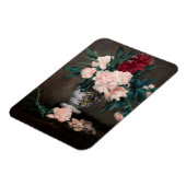 エドワード・マネ – 小さな台座の牡丹の花瓶 マグネット (左側)