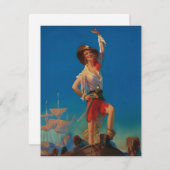 エドワード・メイソン・エグルストンの『宝物を持ち帰る』 招待状 (正面/裏面)