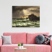 エドワード・モラン_ストーム・クリアリング キャンバスプリント (インサイチュ (リビング))