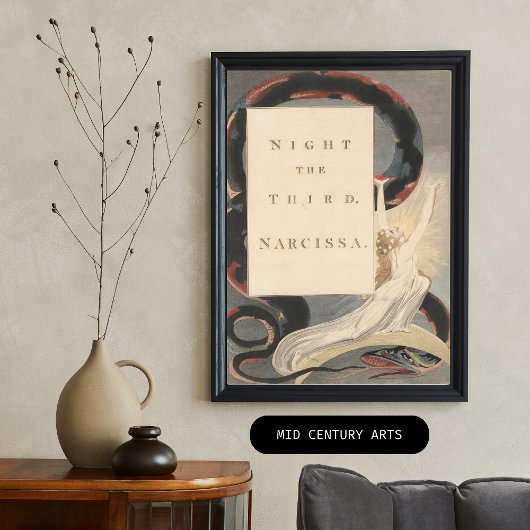 エドワード・ヤングの三番目のナルシサの夜 ポスター