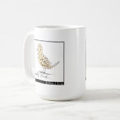 エドワード・リアのむらがある鳥 コーヒーマグカップ (正面左)