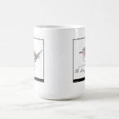 エドワード・リアのStripy鳥 コーヒーマグカップ (中央)