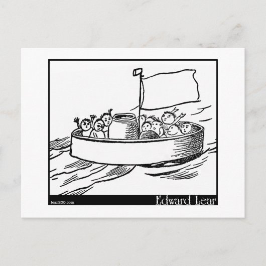 エドワード・リア・ザ・ジャンブリー ポストカード (正面)