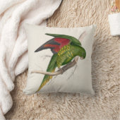 エドワード・リア#9-Matonのインコ クッション (ブランケット)