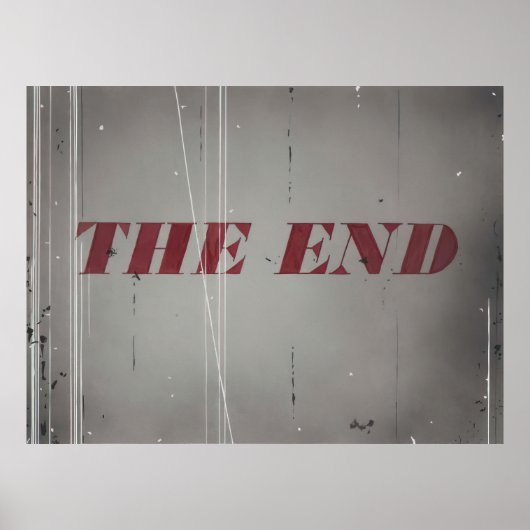 エドワード・ルシャ - The End - 1997 ポスター (正面)