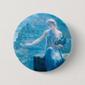 エドワード・ロバート・ヒューズのヴァルキリーの御息遣い 缶バッジ (正面)