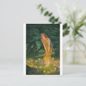 エドワード・ロバート・ヒューズ – ミッドサマー・イブ ポストカード (スタンド正面)