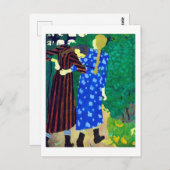 エドワード・ヴィヤール二女 ポストカード (正面/裏面)