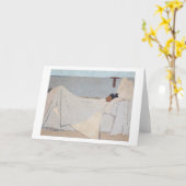 エドワード·ヴィラード·イン·ベッド カード (黄色い花)