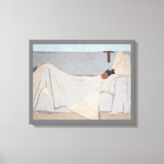 エドワード・ヴィラード・ベッド キャンバスプリント (正面)