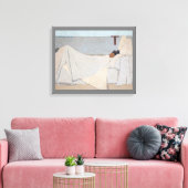 エドワード・ヴィラード・ベッド キャンバスプリント (インサイチュ (リビング))