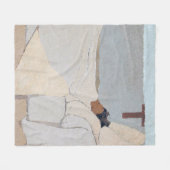 エドワード・ヴィラード・ベッド フリースブランケット (正面(横))