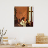 エドワード・裁縫・マシーンの少女 ポスター (キッチン)