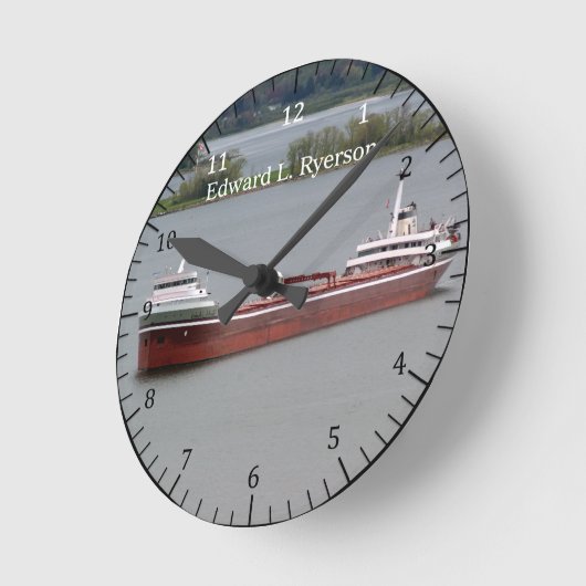 エドワード·L·ライアソン時計 ラウンド壁時計 (傾斜)