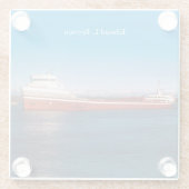 エドワード・L・ライエルソン ガラス コースター (裏面)